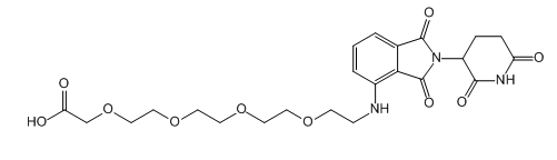 Pomalidomide-PEG4-C-COOH；2097938-44-6的应用