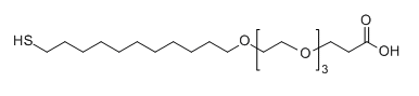 SH-(CH2)11-PEG3-COOH，11-巯基十一烷基-三聚乙二醇-羧基