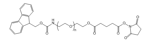 Fmoc-NH-PEG-SG；Fmoc-NH-PEG-Succinimidyl Glutarate ester