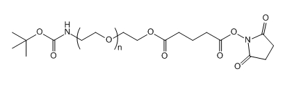 BOC-NH-PEG-SG；BOC-NH-PEG-Succinimidyl Glutarate ester
