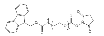 Fmoc-NH-PEG-SC；芴甲氧羰酰基-亚氨基-聚乙二醇-活性酯