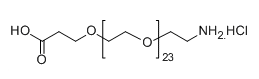 COOH-PEG24-NH2.HCl  丙酸二十四聚乙二醇氨基盐酸盐
