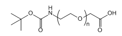 Boc-NH-PEG-Acid；叔丁氧羰基-亚氨基-聚乙二醇-羧基