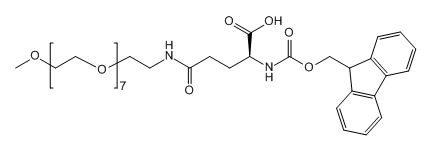mPEG8-L-Glu-NH-Fomc；Fmoc-L-谷氨酸-八聚乙二醇-甲基