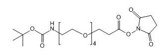 Boc-NH-PEG4-SPA；叔丁氧羰基-四聚乙二醇-丙烯酸琥珀酰亚胺酯