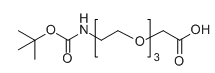 CAS: 462100-06-7;Boc-NH-PEG3-CH2COOH;Boc-NH-PEG3-AA
