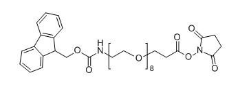 CAS: 1334170-03-4;Fmoc-NH-PEG8-NHS;分子式:C38H52N2O14