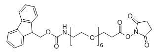 CAS : 1818294-31-3;Fmoc-NH-PEG6-NHS;分子式:C34H44N2O12
