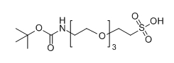 CAS :1817735-32-2;Boc-NH-PEG3-SO3H;分子式：  C13H27NO8S