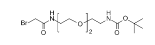 CAS: 182244-33-3;Bromoacetamido-PEG2-NH-Boc