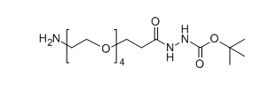 CAS:1263047-17-1;NH2-PEG4-HZ-Boc;分子式: C16H33N3O7
