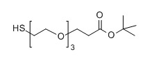 CAS:1446282-39-8;SH-PEG3-CH2CH2COOtBu;分子式: C13H26O5S