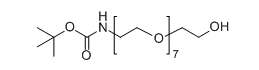 CAS : 1345337-22-5;Boc-NH-PEG8-OH;分子式：C21H43NO10