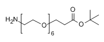 CAS ：1286281-32-0；NH2-PEG6-CH2CH2COOtBu；氨基-六聚乙二醇-丙酸叔丁酯