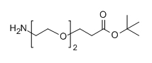 CAS：756525-95-8；NH2-PEG2-CH2CH2COOtBu；胺基-二聚乙二醇-丙酸叔丁酯
