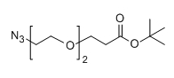 CAS：1271728-79-0；N3-PEG2-CH2CH2COOtBu；叠氮-二聚乙二醇-丙酸叔丁酯
