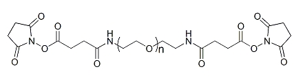 SAS-PEG-SAS；α,ω-二琥珀酰胺琥珀酰亚胺酯基聚乙二醇