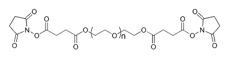 SS-PEG-SS；α,ω-二琥珀酰亚胺丁二酸酯基聚乙二醇
