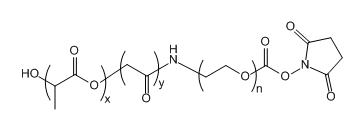 PLGA(2K)-PEG-SC；聚（乳酸-共-乙醇酸）(2K)-聚乙二醇-琥珀酰亚胺酯