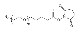 N3-PEG-SVA；叠氮-聚乙二醇-琥珀酰亚胺戊酸酯