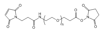 Mal-NH-PEG-SPA；马来酰亚胺基-聚乙二醇-丙酸琥珀酰亚胺酯
