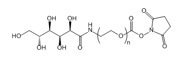Gluconic acid-PEG-SC；葡萄糖酸-聚乙二醇-琥珀酰亚胺酯