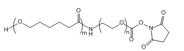 Polycaprolactone(10K)-PEG-NHS；PCL(10K)-PEG-SC