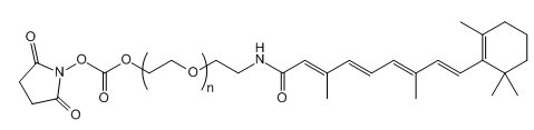 SC-PEG-Tretinoin；琥珀酰亚胺碳酸酯-聚乙二醇-全反式维甲酸