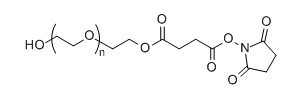 OH-PEG-SS；Hydroxy-PEG-Succinimidyl Succinate ester