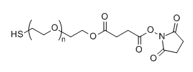 SH-PEG-SS；Thiol-PEG-Succinimidyl Succinate ester