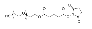 SH-PEG-SG；Thiol-PEG-Succinimidyl Glutarate ester