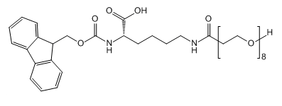 Fmoc-Lys-PEG8-OH；Fmoc-赖氨酸-八聚乙二醇-羟基；Fmoc-Lysine-PEG8-OH