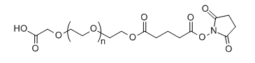SG-PEG-COOH；Succinimidyl Glutarate ester-PEG-Acid