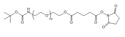 BOC-NH-PEG-SG；BOC-NH-PEG-Succinimidyl Glutarate ester