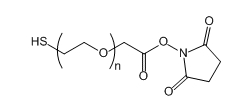 SH-PEG-SCM；巯基-聚乙二醇-琥珀酰亚胺羧甲基酯