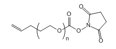 Succinimidyl ester-PEG-Alkene；  NHS-PEG-Alkene；活性酯-聚乙二醇-烯基