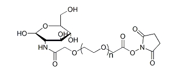 Gluc-PEG-SCM；应用于医学研究