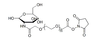 Gluc-PEG-SCM；应用于医学研究；PEG衍生物