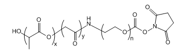 PLGA(5K)-PEG-NHS；聚（乳酸-共-乙醇酸）(5K)-聚乙二醇-活性酯