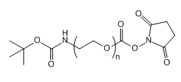 BOC-NH-PEG-SC；BOC-NH-PEG-NHS；叔丁氧羰基-亚氨基-聚乙二醇-活性酯