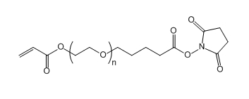 Acrylate-PEG-Succinimidyl valerate；丙烯酸酯-聚乙二醇-琥珀酰亚胺戊酸酯
