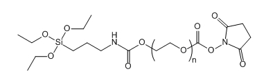 Silane-PEG-SC；Silane-PEG-NHS；硅烷-聚乙二醇-活性酯