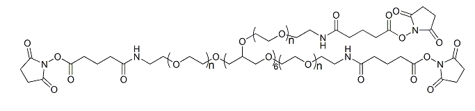8-ArmPEG-GAS；八臂聚乙二醇琥珀酰亚胺戊二酰胺酯
