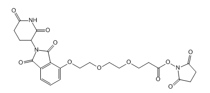 CAS ： 2639395-34-7；Thalidomide-O-PEG2-SPA
