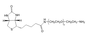 Biotin-PEG-NH2；Biotin-PEG-Amine；α-生物素-ω-氨基聚乙二醇