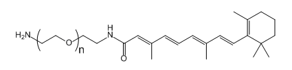 NH2-PEG-Retinoic acid；氨基-聚乙二醇-全反式维甲酸；Amine-PEG-Retinoic acid