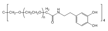 4-ArmPEG-DA；4-ArmPEG-Dopamine；四臂聚乙二醇-多巴胺