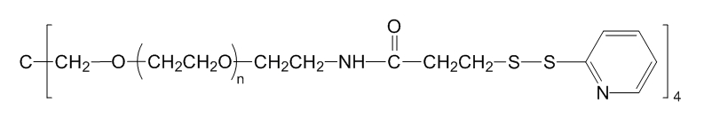 4-ArmPEG-OPSS；4-ArmPEG-Ortho-Pyridyldisulfide；四臂聚乙二醇邻吡啶基二硫化物