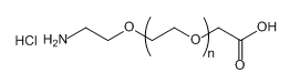 NH2-PEG-COOH；氨基盐酸盐-聚乙二醇-羧酸；NH2HCl-PEG-COOH