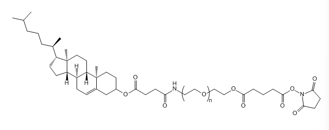 CLS-PEG-SG；Cholesterol-PEG-Succinimidyl Glutarate ester